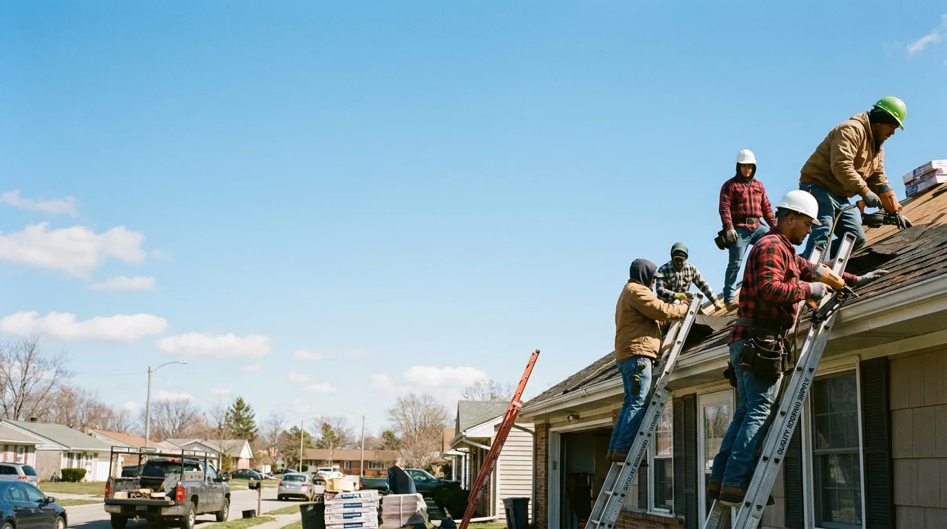 Roofing in New Goshen, IN near me